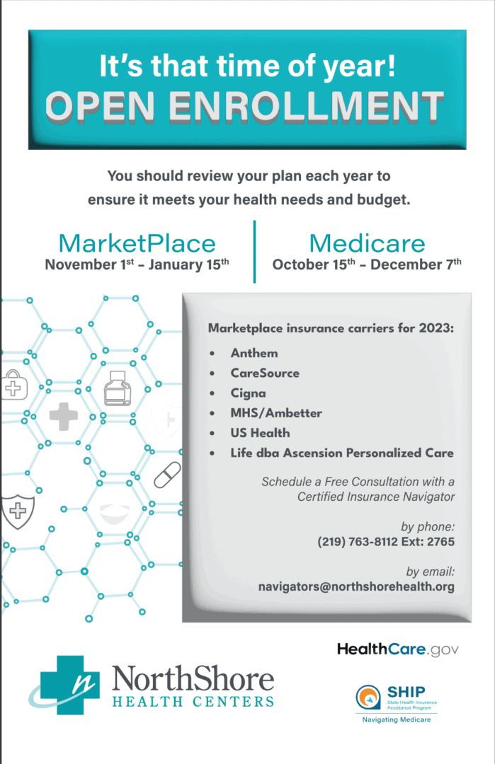 NorthShore open enrollment flyer
