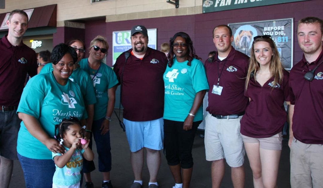 Northshore Health Centers and SouthShore Gary RailCats Partner Together For Annual Health Fair